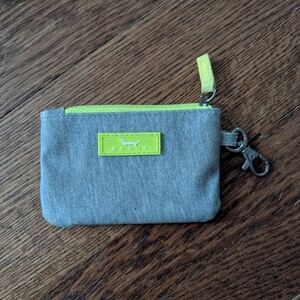 Scout Gray Pouch with Yellow Accents